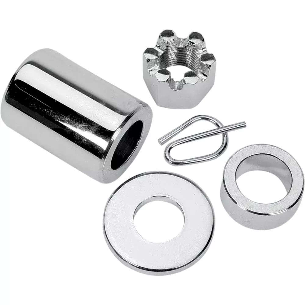 00-05 for Harley Super Glide Sport FXDX Axle Spacer Rear Chrome Kit 00-05 Dyna