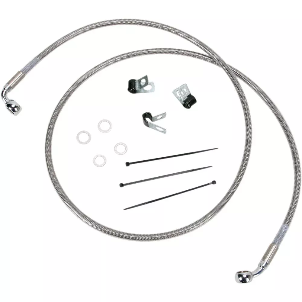 00-07 for Harley FLST /FLSTC /FLSTF Drag Spec Extended Front Brake Line +6