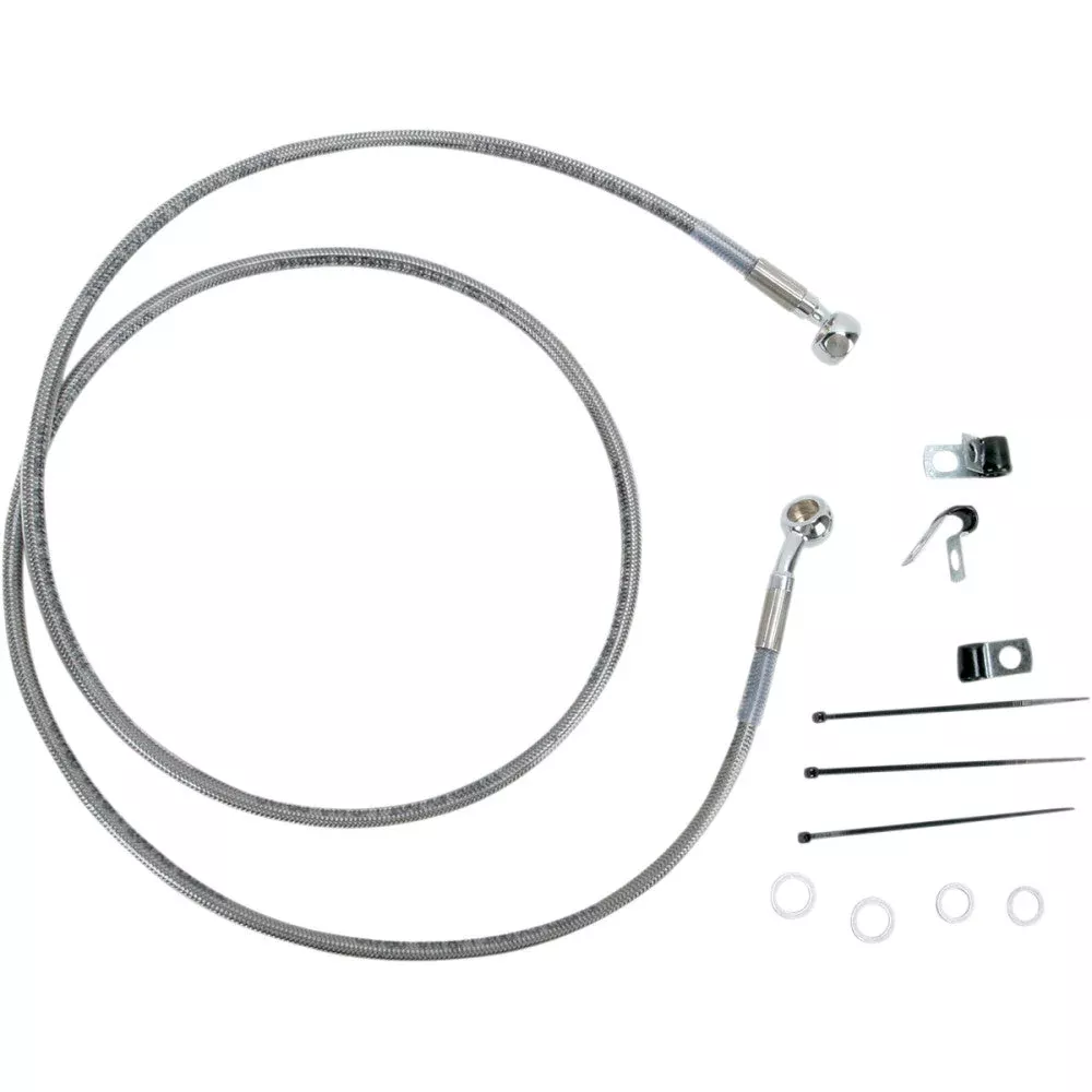 00-07 for Harley FLST /FLSTC /FLSTF Drag Spec Extended Front Brake Line +8