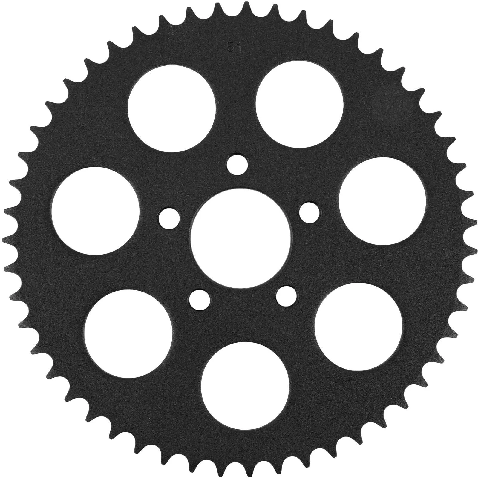 00-'13 for Harley FLHR Textured Black Rr Sprocket 51T 2000-13 Big Twin Flat