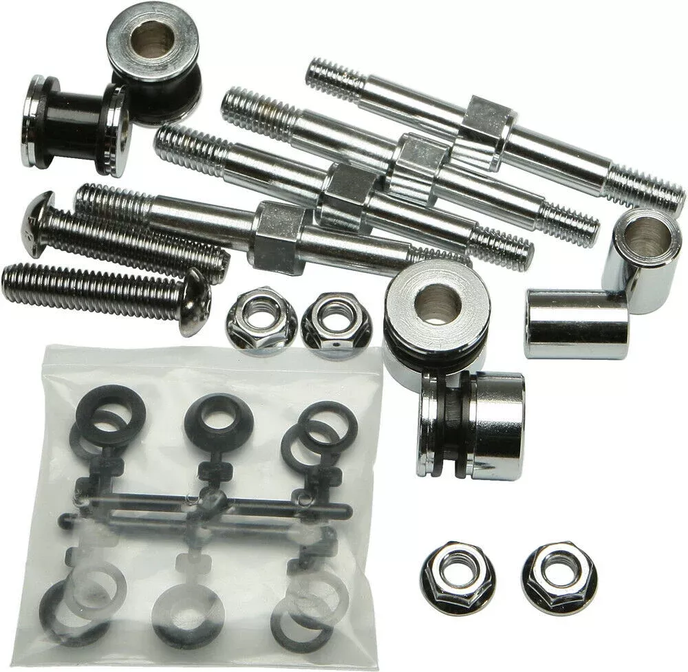 03-'17 for Harley FLSTC Docking Hardware Kit Chrome Flstc /Sc 05-07 820-2224