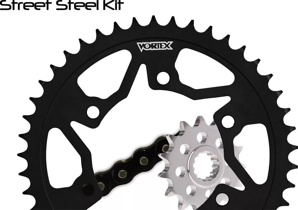 04-'05 for Suzuki GSX-R600 Sprocket /Chain Kit 16 /45T Sil Sx3 525-112L Blk