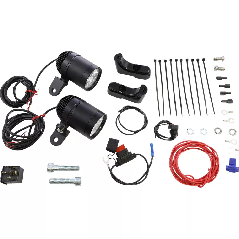 09-13 for Harley FLHTCUTG RIVCO PRODUCTS Fork-Mounted Driving Lights 96-14 FLH