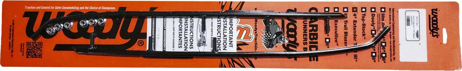 1997-2005 for Arctic Cat Pantera WOODY'S Extender Trail III Flat-Top Runner D