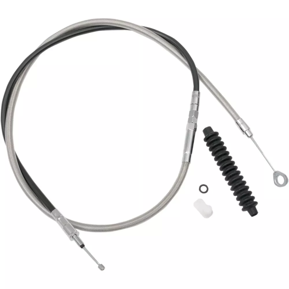2000-2006 for Harley Softail Deuce FXSTD DRAG SPECIALTIES Clutch Cable Braided
