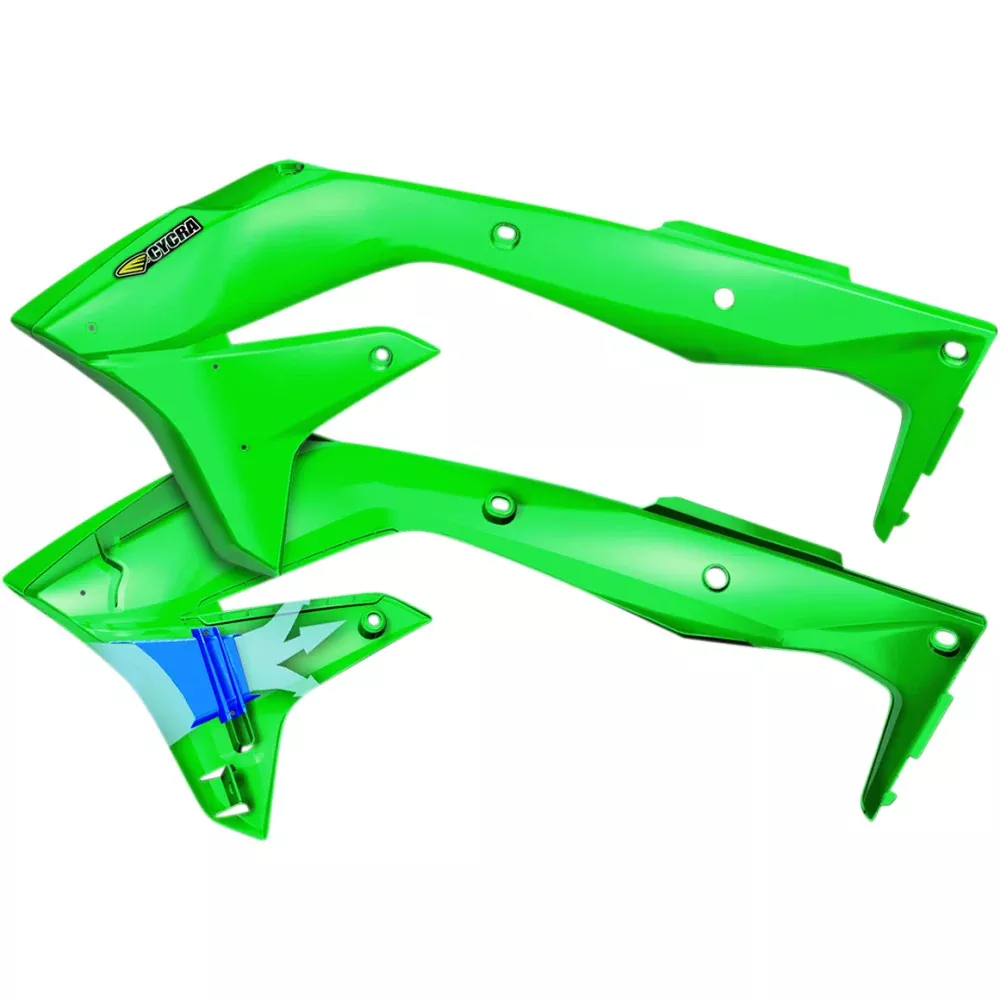 2016-2018 for Kawasaki KX 450 F CYCRA PowerFlow Shrouds Fluorescent Green KX450F