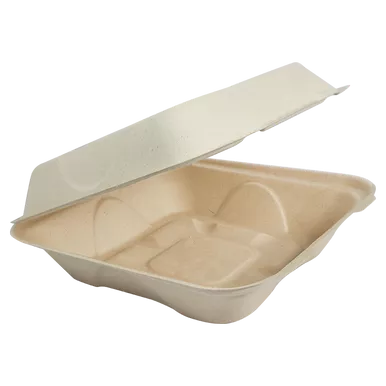 8x8x3" Fiber Clamshell