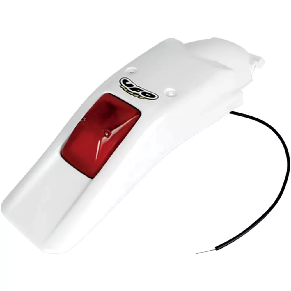 96-05 for Honda XR250R UFO Enduro Rear Fender with 21 /5W Light White HO03611041