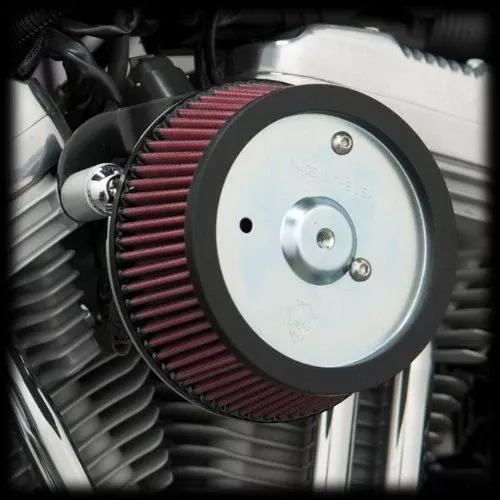 Arlen Ness 18-560 Big Sucker Stage 1 Air Cleaner Kit with Black Backing Plate for 2008-2013 Harley FLT Touring Models
