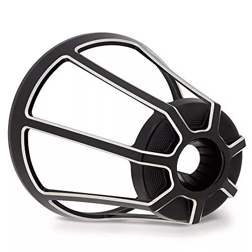 Arlen Ness Monster Big Sucker Intake Cover (Beveled) (Black)