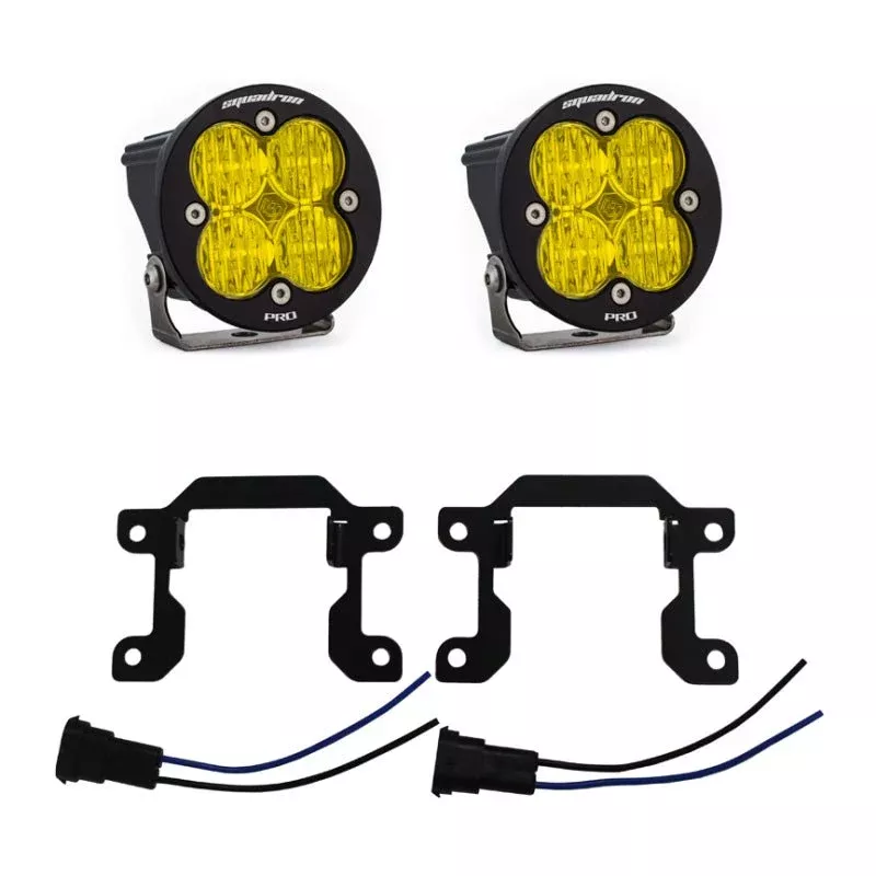 Baja Designs Fog Pocket Light Kit Amber - Ram 2500, 3500 Big Horn 2019+