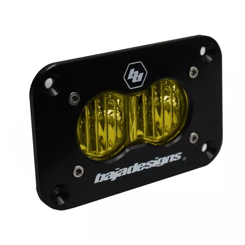 Baja Designs S2 Flush Mount Light Pod - Wide Cornering Amber