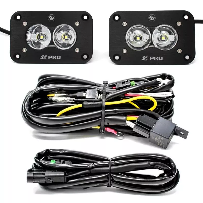 Baja Designs S2 Pro Flush Mount Light Pod - Work/Scene (Pair)
