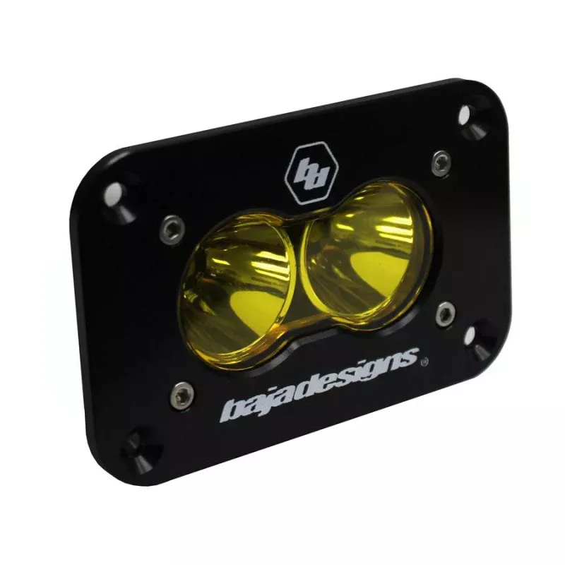 Baja Designs S2 Sport Flush Mount Light Pod - Work/Scene Amber
