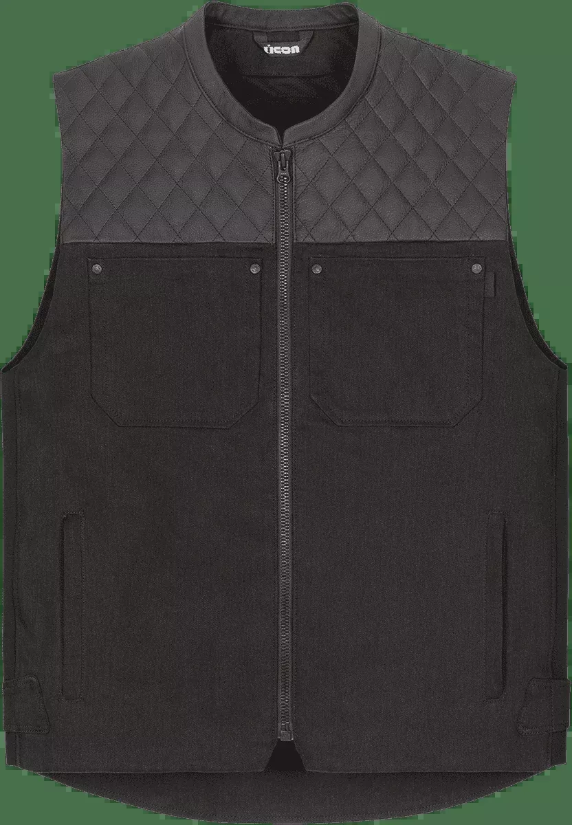 Icon Chamonix Denim Motorcycle Vest