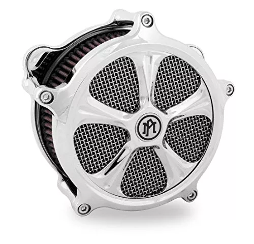 Performance MacHine Super Gas Wrath Air Cleaner Faceplate Chrome for HD