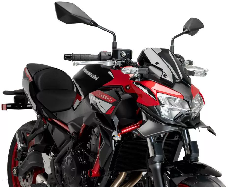 Puig Downforce Naked Front Spoiler Kawasaki Z650 2020-2025