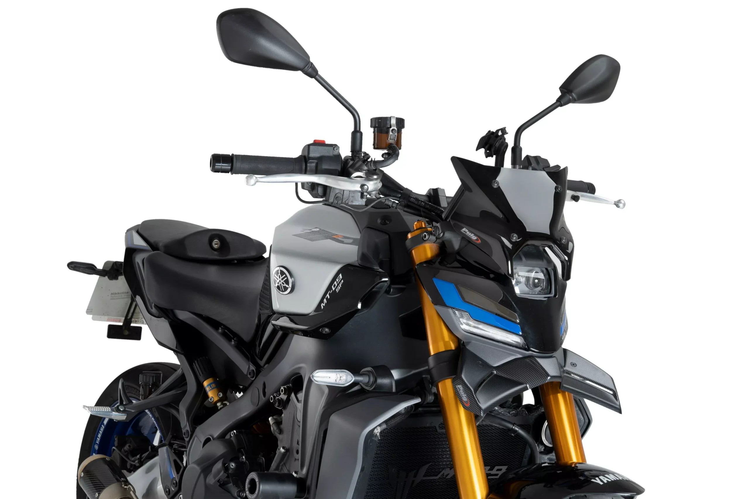 Puig Downforce Naked Front Spoilers Yamaha MT-09, MT-09 SP, MT-09 Y-AM