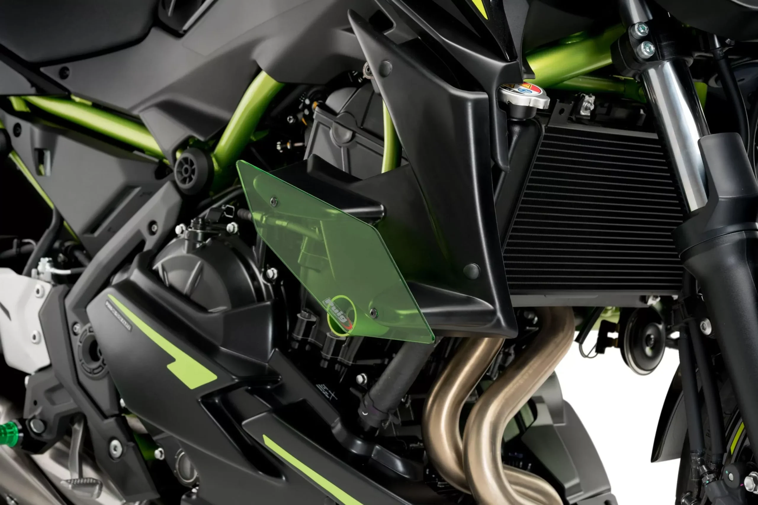 Puig Downforce Naked Side Spoilers Kawasaki Z650 2020-2025