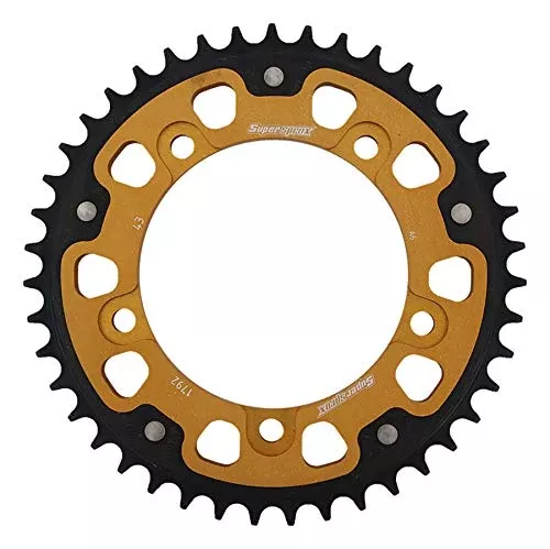 SuperSprox RST-1792-43-GLD Gold Stealth Sprocket