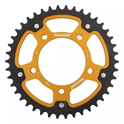 SuperSprox RST-489-42-GLD Gold Stealth Sprocket