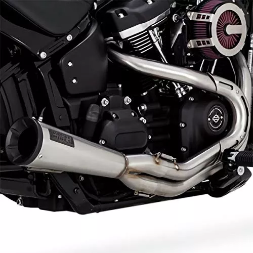 Vance & Hines Upsweep 2-Into-1 Exhaust (Stainless) for 18-19 Harley FXBB