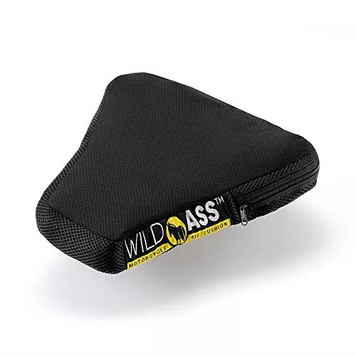 WILD ASS Sport Air Gel Motorcycle Air Cushion, Black