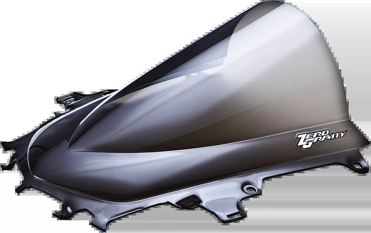 ZERO GRAVITY Double Bubble Windscreen - Smoke - R1 16-542M-02