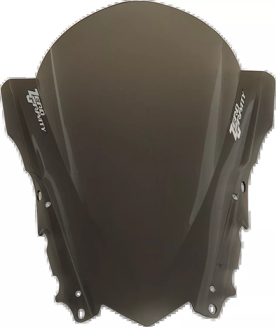 ZERO GRAVITY Double Bubble Windscreen - Smoke - YZF-R3 16-553-02